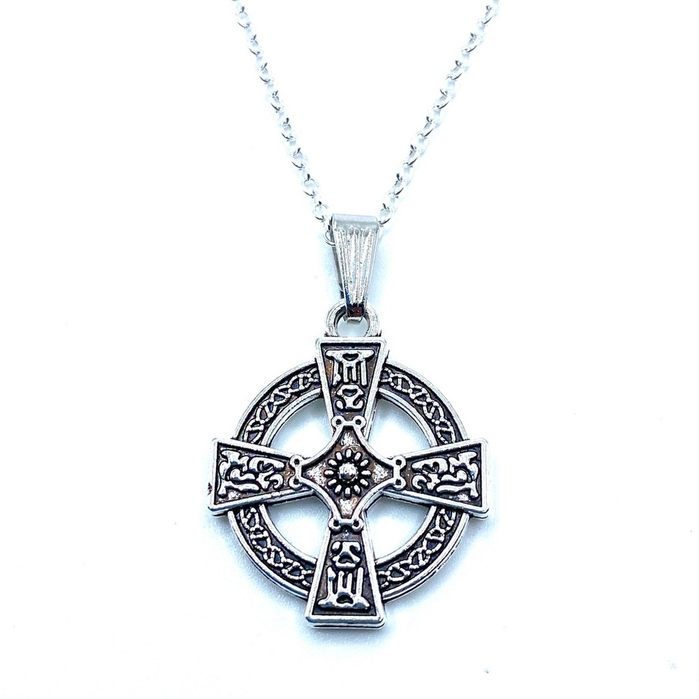 Irish Celtic Cross Necklace
